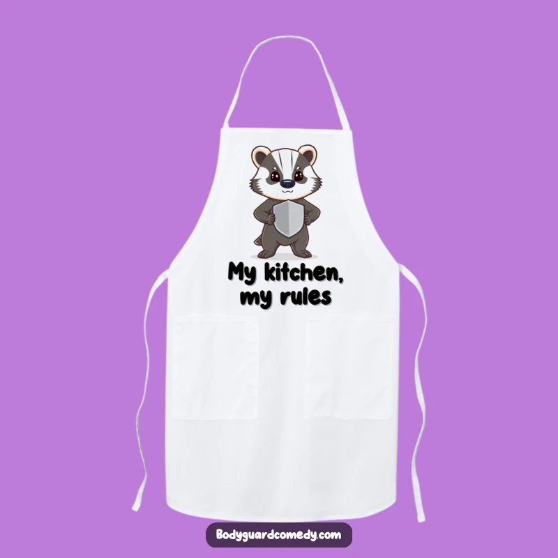 Funny Badger Guard Apron - Kitchen Steadfast Wear, Perfect Humorous Chef Gift