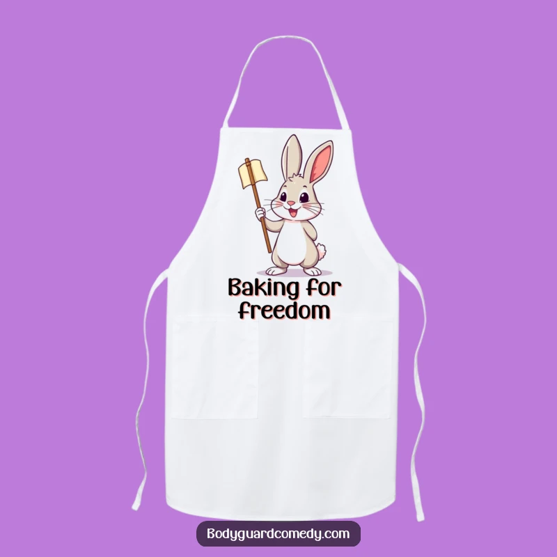 Funny Rabbit Guard Apron - Kitchen Bold Style, Perfect Humorous Chef Gift