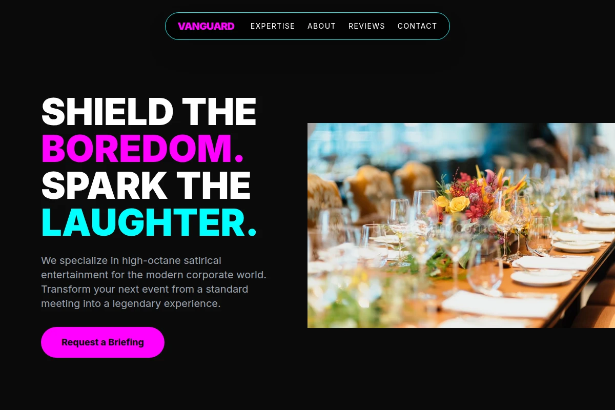 Satire Corporate Event
