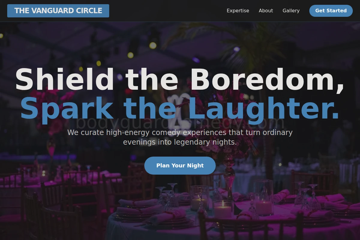 Comedy Event Planning
