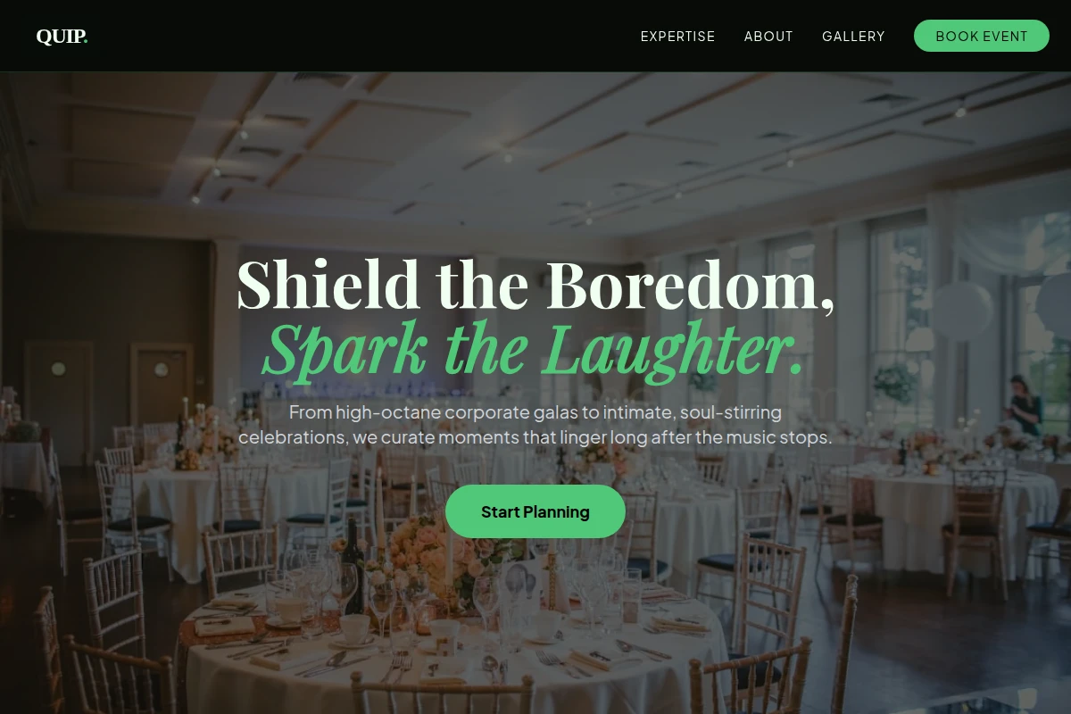 Quip Event Planning