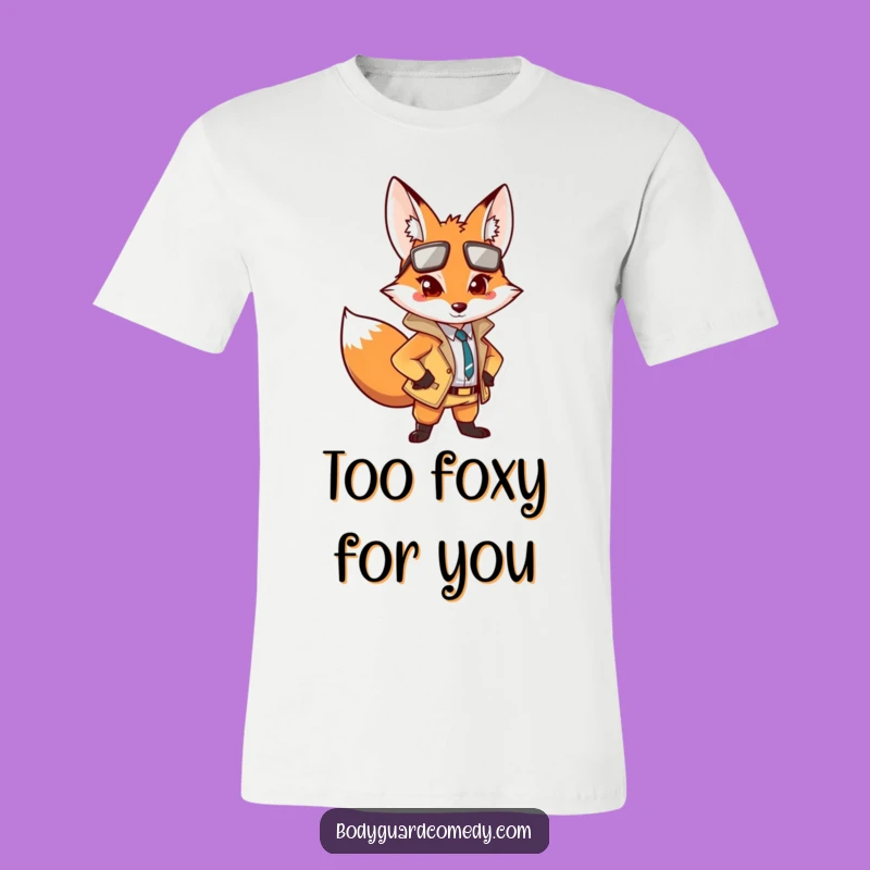 Funny Fox Outfit T-Shirt - Alert & Confident Tee, Ideal Humorous Gift