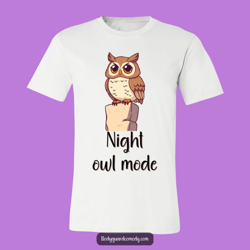 Funny Owl T-Shirt: Watchful Horizon Scanner, Keen Eyes, Awesome Humorous Gift!