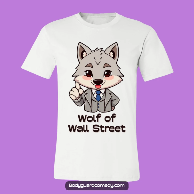 Funny Wolf T-Shirt: Sharp Suit Nod, Brave Approval, Awesome Humorous Gift!