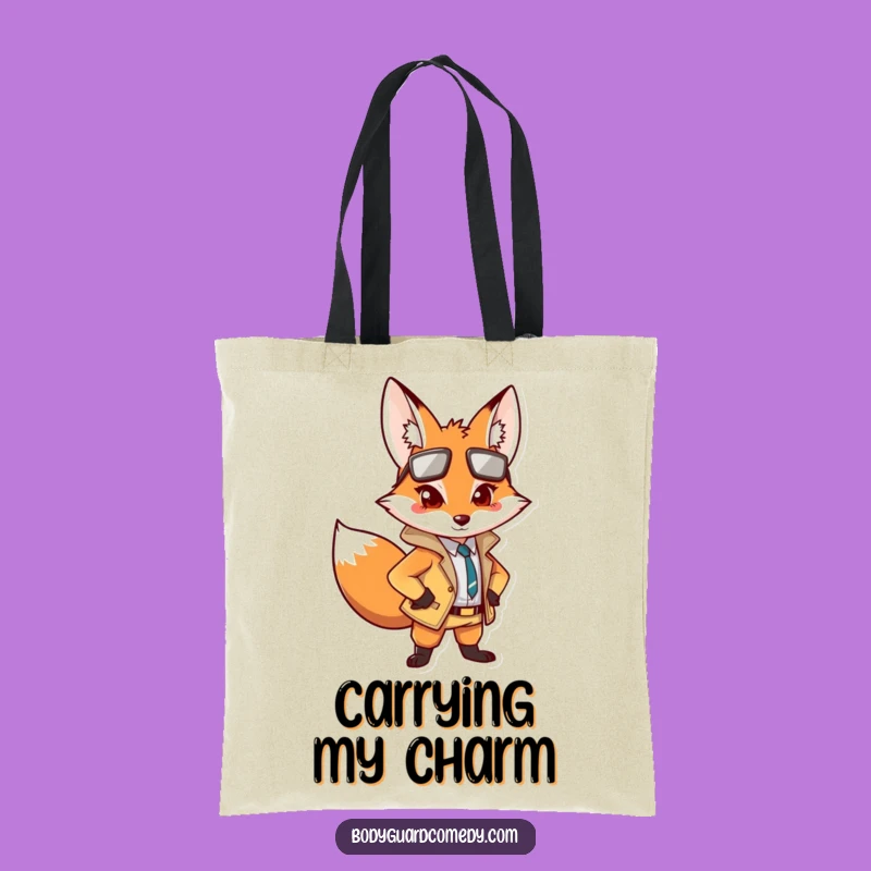 Funny Fox Outfit Tote Bag - Stylish Alert Carry-All, Perfect Humorous Gift