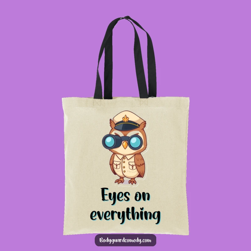 Funny Owl Uniform Tote Bag - Spacious Alert Carry-All, Perfect Humorous Gift
